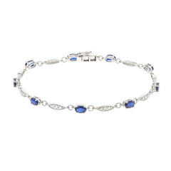 Brazalete en oro con Zafiro azul Ceylon (CIRARI)