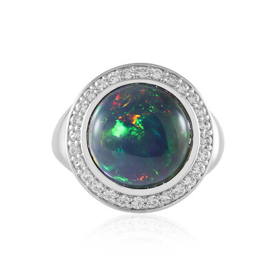 Anillo en plata con Ópalo de Mezezo