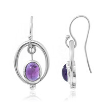 Pendientes en plata con Amatista
