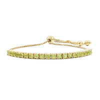 Brazalete en plata con Peridoto