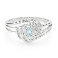 Anillo en plata con Turmalina Paraíba de Brasil