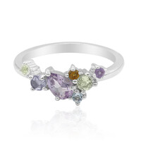 Anillo en plata con Amatista de Bolivia