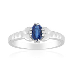 Anillo en plata con Cianita de Nepal