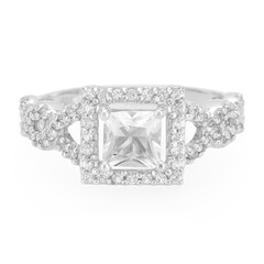 Anillo en plata con Petalita