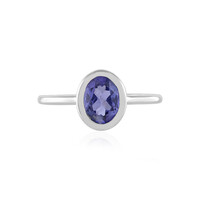 Anillo en plata con Tanzanita