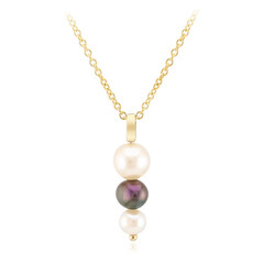 Collar en plata con Perla blanca Freshwater