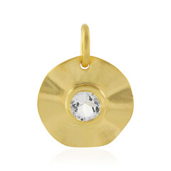 Colgante en plata con Cuarzo blanco