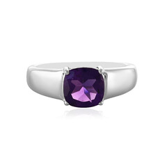 Anillo en plata con Amatista