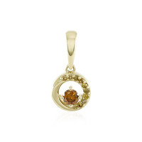Colgante en oro con Diamante rojo PK