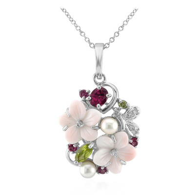 Collar en plata con Nácar