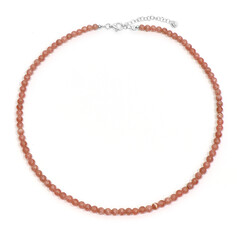 Collar en plata con Rodocrosita