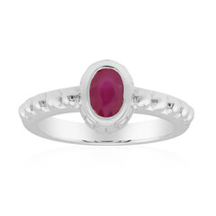 Anillo en plata con Rubí de Birmania (Pallanova)
