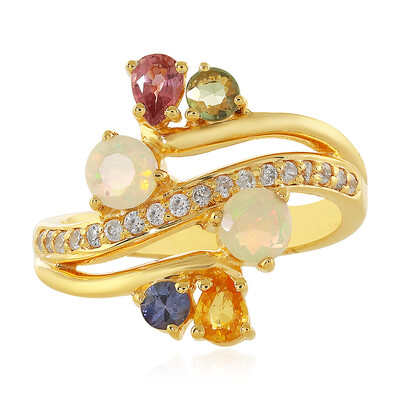 Anillo en plata con Ópalo de Welo