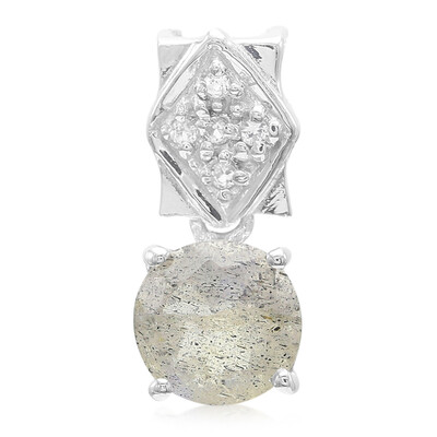 Colgante en plata con Espectrolita