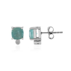 Pendientes en plata con Grandidierita