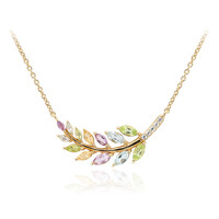 Collar en plata con Topacio azul cielo