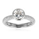 Anillo en plata con Topacio blanco(Adela Silber)