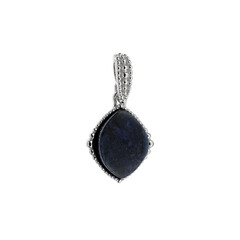 Colgante en plata con Dumortierita