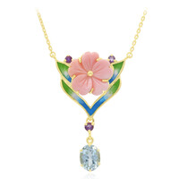 Collar en plata con Nácar