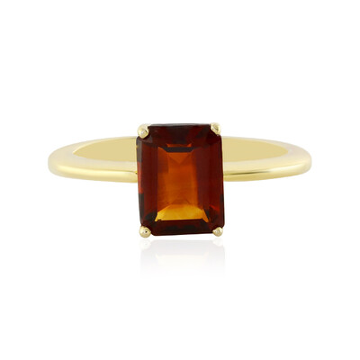 Anillo en plata con Citrino de Madeira