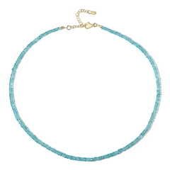 Collar en plata con Apatita azul