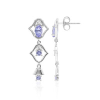 Pendientes en plata con Tanzanita (VIENNA 1903)