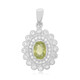 Colgante en plata con Turmalina cuprífera