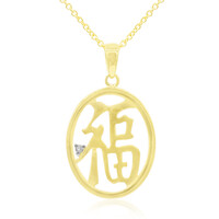 Collar en plata con Topacio blanco
