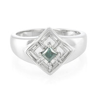 Anillo en plata con Diamante fantasía