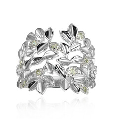Anillo en plata con Peridoto
