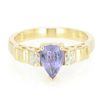 Anillo en oro con Zafiro no calentado (AMAYANI)