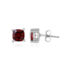 Pendientes en plata con Granate de Mozambique