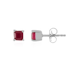 Pendientes en plata con Rubí de Madagascar