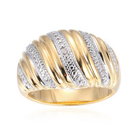 Anillo en latón con Diamante I3 (I) (Juwelo Style)