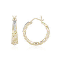 Pendientes en oro con I1 (I) Diamante (Ornaments by de Melo)