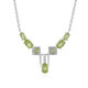 Collar en plata con Peridoto