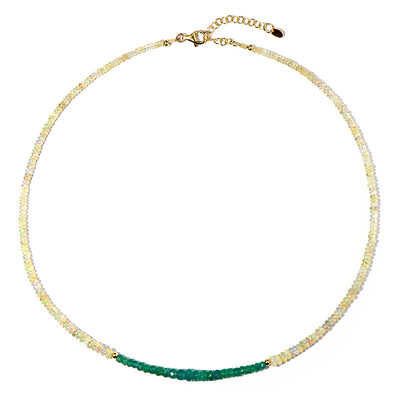 Collar en plata con Ópalo de Welo