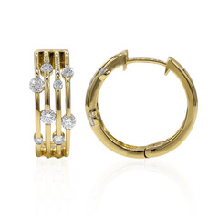 Pendientes en oro con Diamante IF (D)