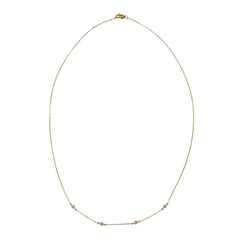 Collar en oro con Diamante limpio a lupa F (LUCENT DIAMONDS)