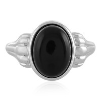 Anillo en plata con Ónix negro