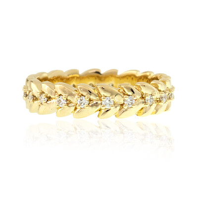 Anillo en oro con Diamante limpio a lupa F (LUCENT DIAMONDS)