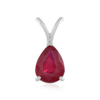 Colgante en plata con Rubí de Bemainty