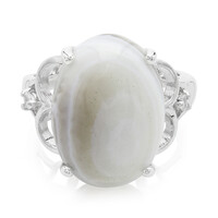 Anillo en plata con Ágata de Botsuana