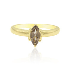 Anillo en plata con Cuarzo ahumado