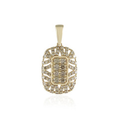 Colgante en oro con Diamante champán SI2