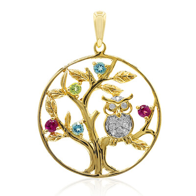 Colgante en plata con Peridoto