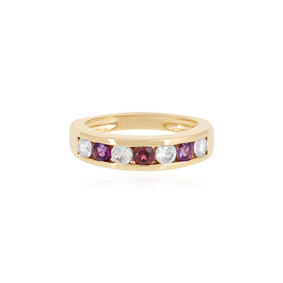 Anillo en plata con Amatista