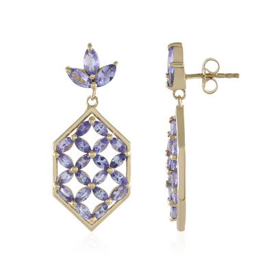 Pendientes en plata con Tanzanita