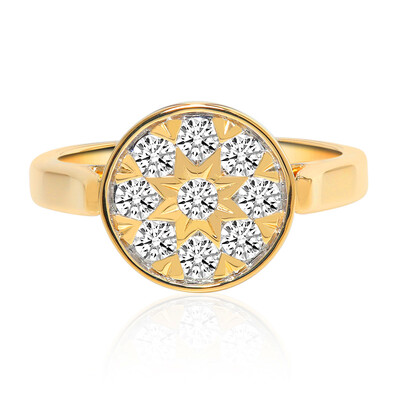 Anillo en oro con Diamante IF (D) (Annette)
