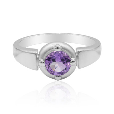 Anillo en plata con Amatista